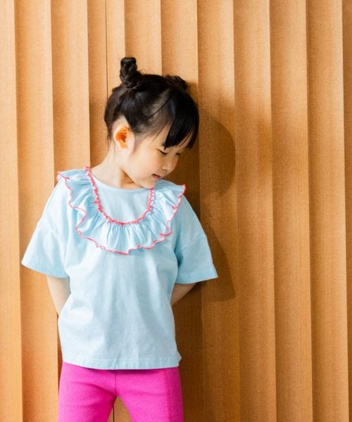LOWRYS FARM 【KIDS】2WAYフリルプルオーバー ライトブルー キッズ ローリーズファーム 450506 and ST アンドエスティ(旧ドットエスティ) LOWRYS FARM 【KIDS】2WAYフリルプルオーバー ライトブルー キッズ ローリーズファーム 450506 and ST アンドエスティ(旧ドットエスティ)