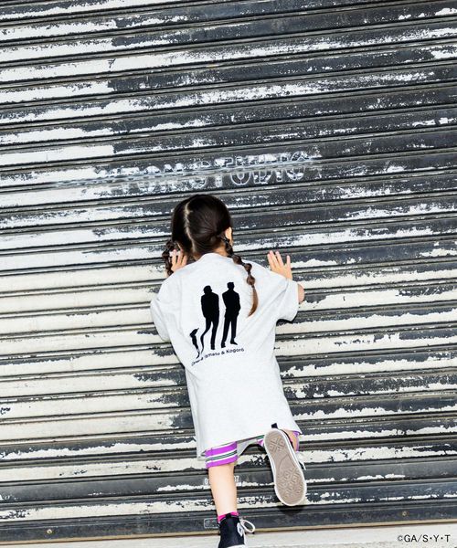 LOWRYS FARM 【名探偵コナン】【KIDS】コナンBIGT グレー キッズ ローリーズファーム 450887 and ST アンドエスティ(旧ドットエスティ) LOWRYS FARM 【名探偵コナン】【KIDS】コナンBIGT グレー キッズ ローリーズファーム 450887 and ST アンドエスティ(旧ドットエスティ)