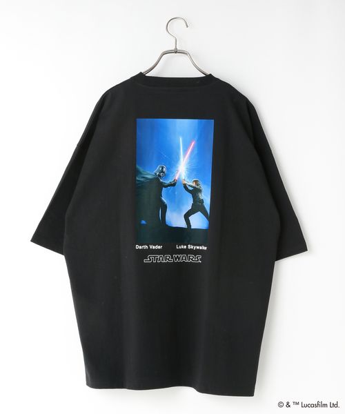 LOWRYS FARM 【UNISEX】【STAR WARS】Tシャツ ブラック M メンズ ローリーズファーム 451781 and ST アンドエスティ(旧ドットエスティ) LOWRYS FARM 【UNISEX】【STAR WARS】Tシャツ ブラック M メンズ ローリーズファーム 451781 and ST アンドエスティ(旧ドットエスティ)