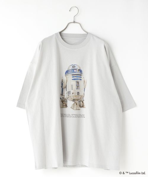 LOWRYS FARM 【UNISEX】【STAR WARS】Tシャツ ライトグレー M メンズ ローリーズファーム 451781 and ST アンドエスティ(旧ドットエスティ) LOWRYS FARM 【UNISEX】【STAR WARS】Tシャツ ライトグレー M メンズ ローリーズファーム 451781 and ST アンドエスティ(旧ドットエスティ)