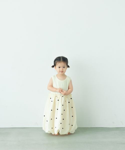 LOWRYS FARM 【KIDS】ドッキングノースリーブワンピース ナチュラル キッズ ローリーズファーム 451919 and ST アンドエスティ(旧ドットエスティ) LOWRYS FARM 【KIDS】ドッキングノースリーブワンピース ナチュラル キッズ ローリーズファーム 451919 and ST アンドエスティ(旧ドットエスティ)