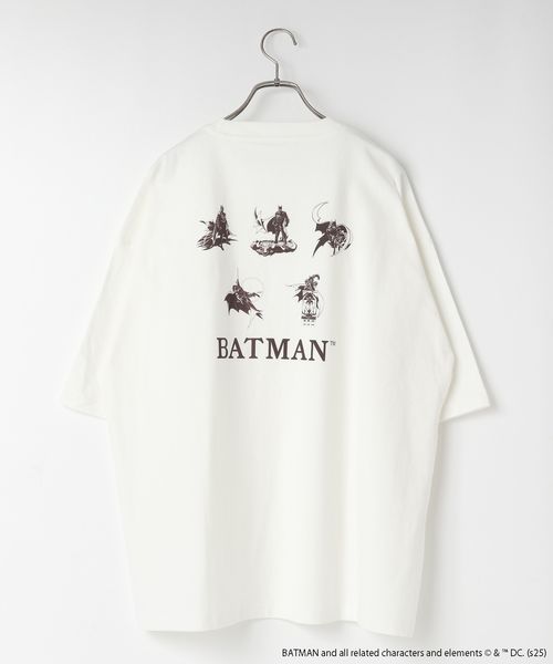 LOWRYS FARM 【UNISEX】BATMAN/TSS オフホワイト M メンズ ローリーズファーム 452366 and ST アンドエスティ(旧ドットエスティ) LOWRYS FARM 【UNISEX】BATMAN/TSS オフホワイト M メンズ ローリーズファーム 452366 and ST アンドエスティ(旧ドットエスティ)
