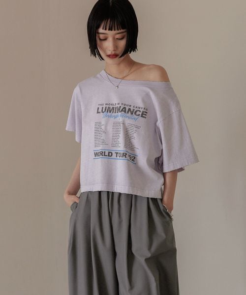 LOWRYS FARM 【前後着用可能】2WAYロゴTEE その他2 ウィメンズインナー ローリーズファーム 452592 and ST アンドエスティ(旧ドットエスティ) LOWRYS FARM 【前後着用可能】2WAYロゴTEE その他2 ウィメンズインナー ローリーズファーム 452592 and ST アンドエスティ(旧ドットエスティ)