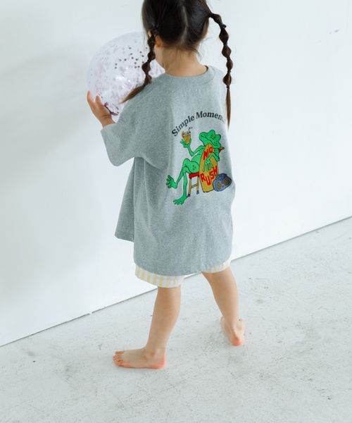 LOWRYS FARM 【KIDS】アニマルプリントTシャツ2 ライトグレー キッズ ローリーズファーム 452823 and ST アンドエスティ(旧ドットエスティ) LOWRYS FARM 【KIDS】アニマルプリントTシャツ2 ライトグレー キッズ ローリーズファーム 452823 and ST アンドエスティ(旧ドットエスティ)