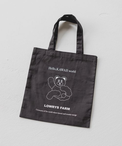 LOWRYS FARM GIRLS MARKET トート ブラック ウィメンズグッズ ローリーズファーム 490444 and ST アンドエスティ(旧ドットエスティ) LOWRYS FARM GIRLS MARKET トート ブラック ウィメンズグッズ ローリーズファーム 490444 and ST アンドエスティ(旧ドットエスティ)