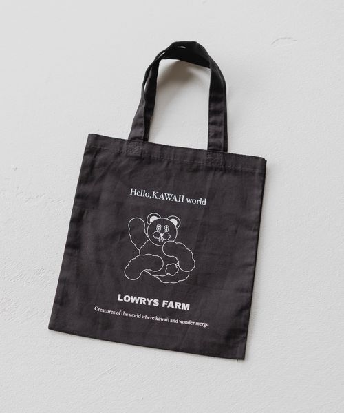 LOWRYS FARM GIRLS MARKET トート ブラック ウィメンズグッズ ローリーズファーム 490444 and ST アンドエスティ(旧ドットエスティ) LOWRYS FARM GIRLS MARKET トート ブラック ウィメンズグッズ ローリーズファーム 490444 and ST アンドエスティ(旧ドットエスティ)