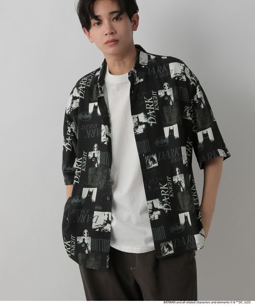 LOWRYS FARM 【MEN】BATMAN/SHSS ブラック M メンズ ローリーズファーム 490856 and ST アンドエスティ(旧ドットエスティ) LOWRYS FARM 【MEN】BATMAN/SHSS ブラック M メンズ ローリーズファーム 490856 and ST アンドエスティ(旧ドットエスティ)