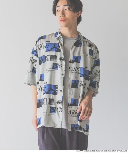 LOWRYS FARM 【MEN】BATMAN/SHSS ライトグレー M メンズ ローリーズファーム 490856 and ST アンドエスティ(旧ドットエスティ) LOWRYS FARM 【MEN】BATMAN/SHSS ライトグレー M メンズ ローリーズファーム 490856 and ST アンドエスティ(旧ドットエスティ)