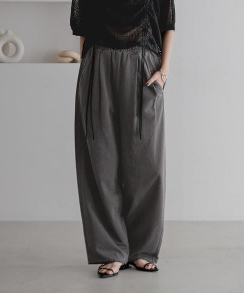 LOWRYS FARM 【新色追加】カットイージーコクーンパンツ2 チャコールグレー M ウィメンズボトムス ローリーズファーム 491345 and ST アンドエスティ(旧ドットエスティ) LOWRYS FARM 【新色追加】カットイージーコクーンパンツ2 チャコールグレー M ウィメンズボトムス ローリーズファーム 491345 and ST アンドエスティ(旧ドットエスティ)