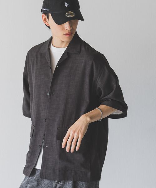 LOWRYS FARM 【MEN】【SETUP可能】バスケットシャツジャケットSS チャコールグレー M メンズ ローリーズファーム 492010 and ST アンドエスティ(旧ドットエスティ) LOWRYS FARM 【MEN】【SETUP可能】バスケットシャツジャケットSS チャコールグレー M メンズ ローリーズファーム 492010 and ST アンドエスティ(旧ドットエスティ)