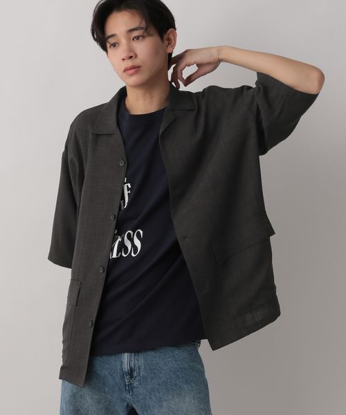 LOWRYS FARM 【MEN】【SETUP可能】バスケットシャツジャケットSS チャコールグレー M メンズ ローリーズファーム 492010 and ST アンドエスティ(旧ドットエスティ) LOWRYS FARM 【MEN】【SETUP可能】バスケットシャツジャケットSS チャコールグレー M メンズ ローリーズファーム 492010 and ST アンドエスティ(旧ドットエスティ)