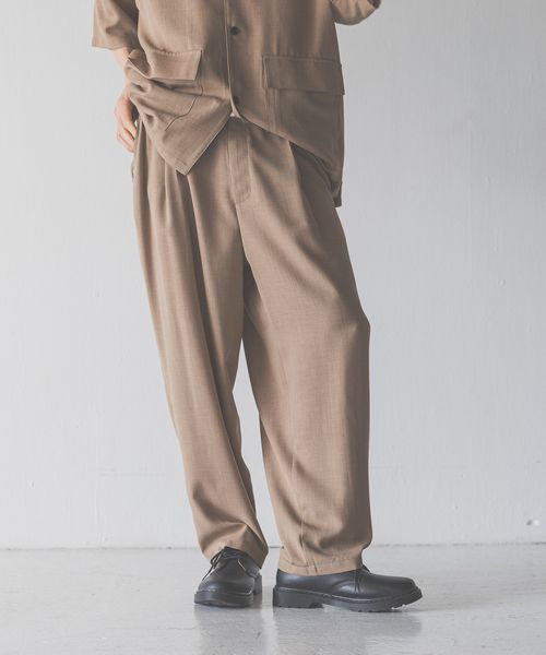 LOWRYS FARM 【MEN】【SETUP可能】バスケットカーブパンツ ベージュ M メンズ ローリーズファーム 492011 and ST アンドエスティ(旧ドットエスティ) LOWRYS FARM 【MEN】【SETUP可能】バスケットカーブパンツ ベージュ M メンズ ローリーズファーム 492011 and ST アンドエスティ(旧ドットエスティ)