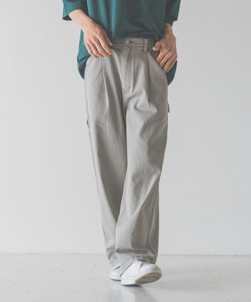 LOWRYS FARM ライトデニムペインターパンツ ライトグレー L メンズ ローリーズファーム 492202 and ST アンドエスティ(旧ドットエスティ) LOWRYS FARM ライトデニムペインターパンツ ライトグレー L メンズ ローリーズファーム 492202 and ST アンドエスティ(旧ドットエスティ)