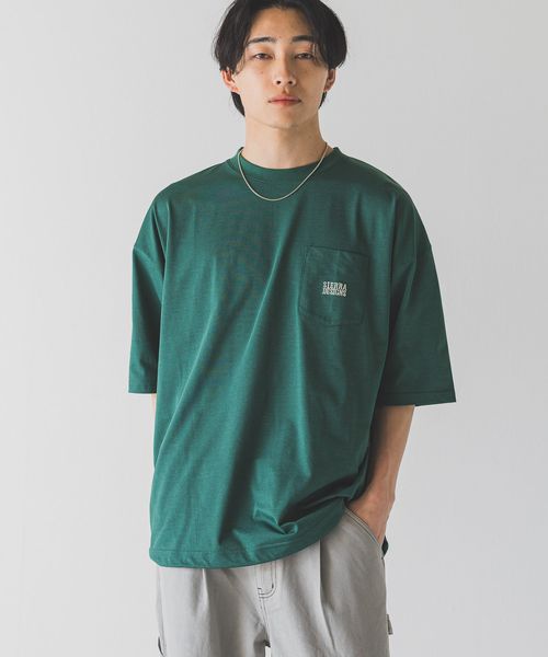 LOWRYS FARM 【MEN】SIERRAドローコードSS グリーン M メンズ ローリーズファーム 492781 and ST アンドエスティ(旧ドットエスティ) LOWRYS FARM 【MEN】SIERRAドローコードSS グリーン M メンズ ローリーズファーム 492781 and ST アンドエスティ(旧ドットエスティ)