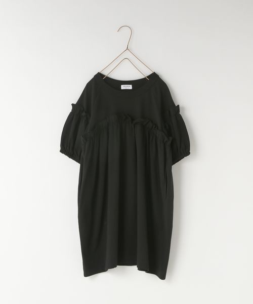 LOWRYS FARM 【KIDS】カットフリルワンピース ブラック キッズ ローリーズファーム 492801 and ST アンドエスティ(旧ドットエスティ) LOWRYS FARM 【KIDS】カットフリルワンピース ブラック キッズ ローリーズファーム 492801 and ST アンドエスティ(旧ドットエスティ)