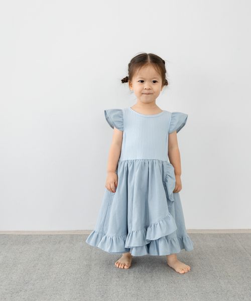 LOWRYS FARM 【6/6(金)正午販売開始】【KIDS】marinaコットンフリルワンピース ライトブルー キッズ ローリーズファーム 493562 and ST アンドエスティ(旧ドットエスティ) LOWRYS FARM 【6/6(金)正午販売開始】【KIDS】marinaコットンフリルワンピース ライトブルー キッズ ローリーズファーム 493562 and ST アンドエスティ(旧ドットエスティ)