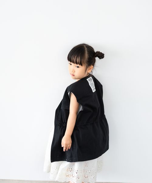 LOWRYS FARM 【6/6(金)正午販売開始】【KIDS】mamiミリタリーキッズベスト ブラック キッズ ローリーズファーム 493563 and ST アンドエスティ(旧ドットエスティ) LOWRYS FARM 【6/6(金)正午販売開始】【KIDS】mamiミリタリーキッズベスト ブラック キッズ ローリーズファーム 493563 and ST アンドエスティ(旧ドットエスティ)