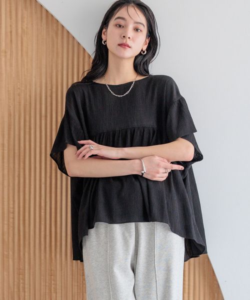 LOWRYS FARM ヨウリュウチュニックSS ブラック FREE ウィメンズインナー ローリーズファーム 495288 and ST アンドエスティ(旧ドットエスティ) LOWRYS FARM ヨウリュウチュニックSS ブラック FREE ウィメンズインナー ローリーズファーム 495288 and ST アンドエスティ(旧ドットエスティ)