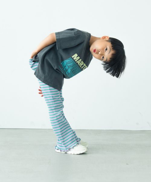 LOWRYS FARM 【KIDS】カットフレアパンツ グリーン キッズ ローリーズファーム 495473 and ST アンドエスティ(旧ドットエスティ) LOWRYS FARM 【KIDS】カットフレアパンツ グリーン キッズ ローリーズファーム 495473 and ST アンドエスティ(旧ドットエスティ)