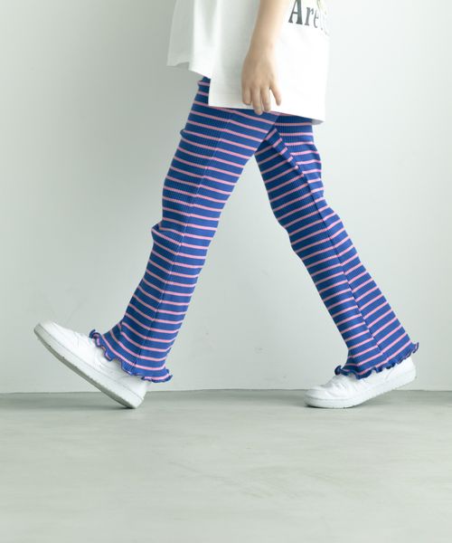 LOWRYS FARM 【追加予約受付中】【KIDS】カットフレアパンツ ブルー キッズ ローリーズファーム 495473 and ST アンドエスティ(旧ドットエスティ) LOWRYS FARM 【追加予約受付中】【KIDS】カットフレアパンツ ブルー キッズ ローリーズファーム 495473 and ST アンドエスティ(旧ドットエスティ)