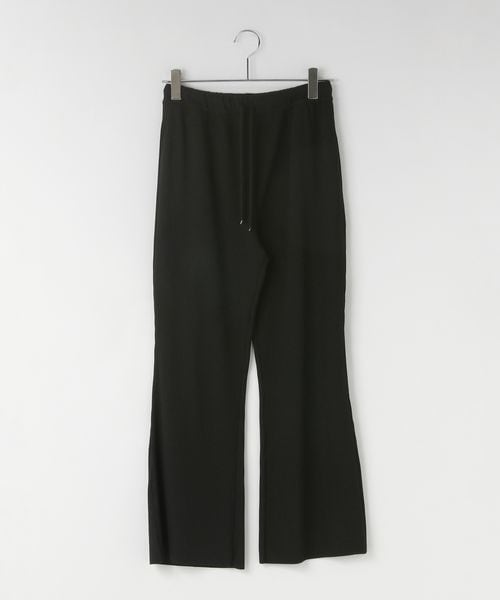 LOWRYS FARM カットリブセミフレアパンツ ブラック L ウィメンズボトムス ローリーズファーム 496537 and ST アンドエスティ(旧ドットエスティ) LOWRYS FARM カットリブセミフレアパンツ ブラック L ウィメンズボトムス ローリーズファーム 496537 and ST アンドエスティ(旧ドットエスティ)