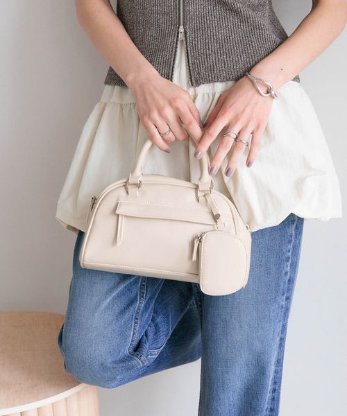 LOWRYS FARM ポーチツキボストンBAG ナチュラル ウィメンズグッズ ローリーズファーム 496973 and ST アンドエスティ(旧ドットエスティ) LOWRYS FARM ポーチツキボストンBAG ナチュラル ウィメンズグッズ ローリーズファーム 496973 and ST アンドエスティ(旧ドットエスティ)