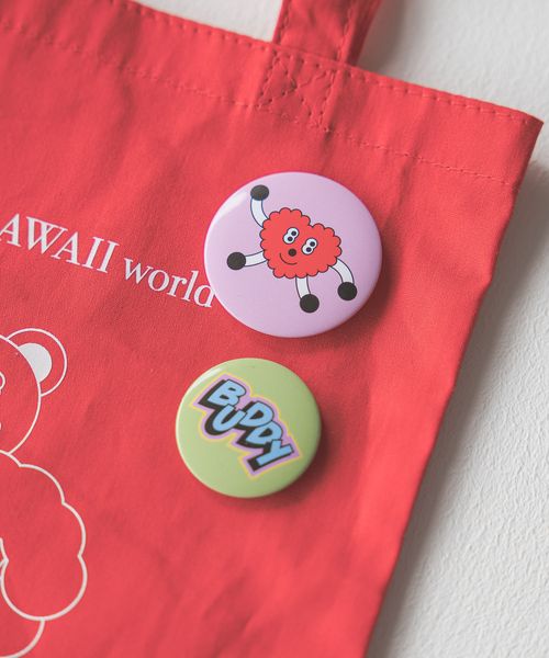 LOWRYS FARM GIRLS MARKET バッチ ピンク ウィメンズグッズ ローリーズファーム 497414 and ST アンドエスティ(旧ドットエスティ) LOWRYS FARM GIRLS MARKET バッチ ピンク ウィメンズグッズ ローリーズファーム 497414 and ST アンドエスティ(旧ドットエスティ)
