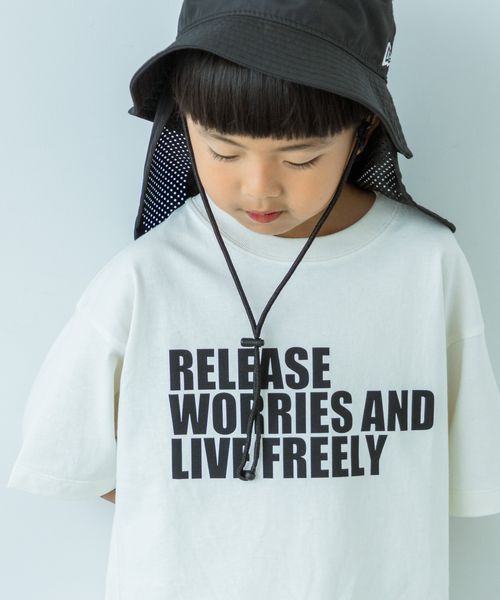 LOWRYS FARM 【KIDS】アソートロゴプリントTシャツ オフホワイト キッズ ローリーズファーム 499041 and ST アンドエスティ(旧ドットエスティ) LOWRYS FARM 【KIDS】アソートロゴプリントTシャツ オフホワイト キッズ ローリーズファーム 499041 and ST アンドエスティ(旧ドットエスティ)