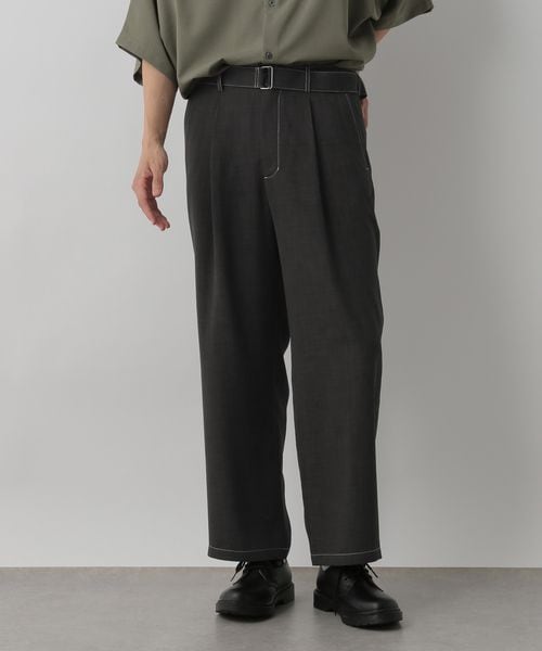 LOWRYS FARM 【MEN】【SETUP可能】バスケットベルトツキパンツ チャコールグレー M メンズ ローリーズファーム 523878 and ST アンドエスティ(旧ドットエスティ) LOWRYS FARM 【MEN】【SETUP可能】バスケットベルトツキパンツ チャコールグレー M メンズ ローリーズファーム 523878 and ST アンドエスティ(旧ドットエスティ)