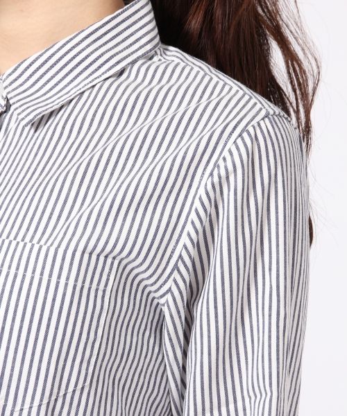 ストライプシャツロングスリーブ 公式 ローリーズファーム Lowrys Farm 通販