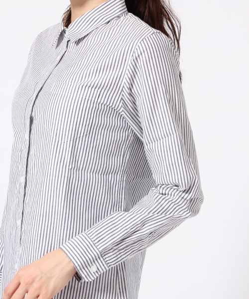 ストライプシャツロングスリーブ 公式 ローリーズファーム Lowrys Farm 通販