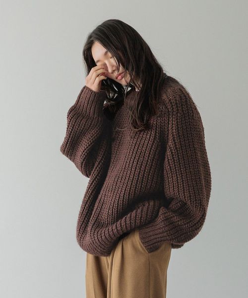 LOWRYS FARM 【カラー予約】【LFM(U)】アゼオーバーニット【UNISEX】 ブラウン L メンズ ローリーズファーム 571343 and ST アンドエスティ(旧ドットエスティ) LOWRYS FARM 【カラー予約】【LFM(U)】アゼオーバーニット【UNISEX】 ブラウン L メンズ ローリーズファーム 571343 and ST アンドエスティ(旧ドットエスティ)