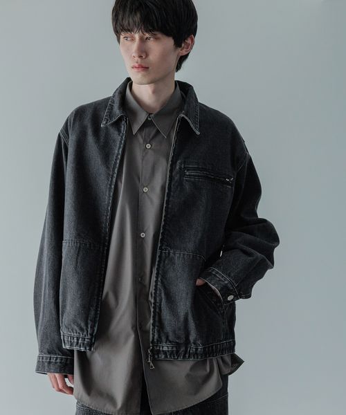 LOWRYS FARM 【LFM(U)】デニムZIPブルゾン【UNISEX】 ブラック L メンズ ローリーズファーム 571362 and ST アンドエスティ(旧ドットエスティ) LOWRYS FARM 【LFM(U)】デニムZIPブルゾン【UNISEX】 ブラック L メンズ ローリーズファーム 571362 and ST アンドエスティ(旧ドットエスティ)
