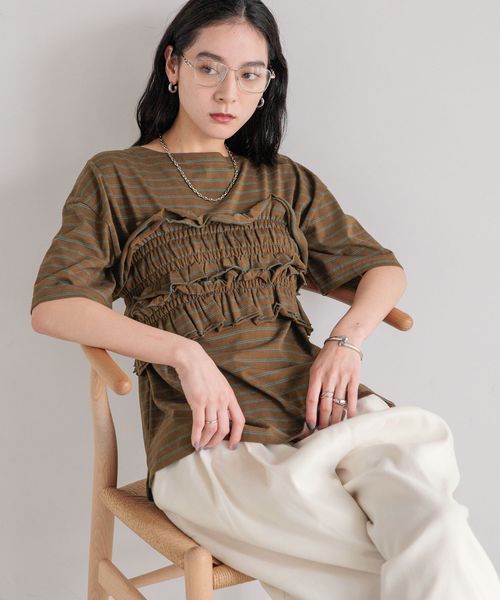 LOWRYS FARM 【セットアイテム】フリルビスチェセットTEE ブロンズ FREE ウィメンズインナー ローリーズファーム 571415 and ST アンドエスティ(旧ドットエスティ) LOWRYS FARM 【セットアイテム】フリルビスチェセットTEE ブロンズ FREE ウィメンズインナー ローリーズファーム 571415 and ST アンドエスティ(旧ドットエスティ)