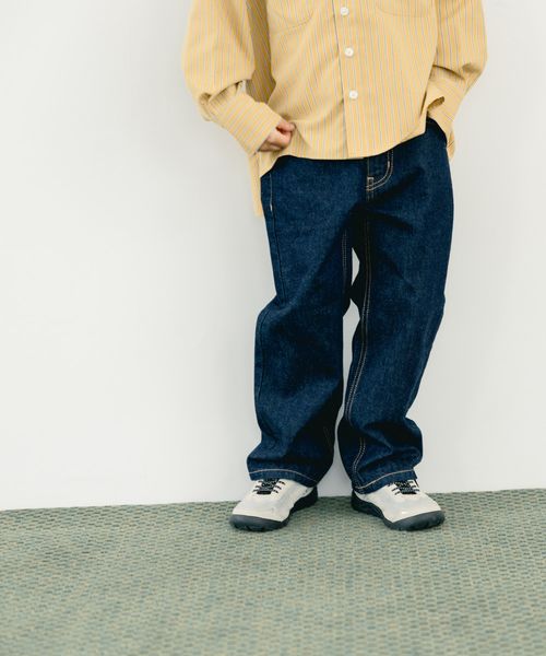 LOWRYS FARM 【KIDS】デニムストレートパンツ ネイビー キッズ ローリーズファーム 571650 and ST アンドエスティ(旧ドットエスティ) LOWRYS FARM 【KIDS】デニムストレートパンツ ネイビー キッズ ローリーズファーム 571650 and ST アンドエスティ(旧ドットエスティ)