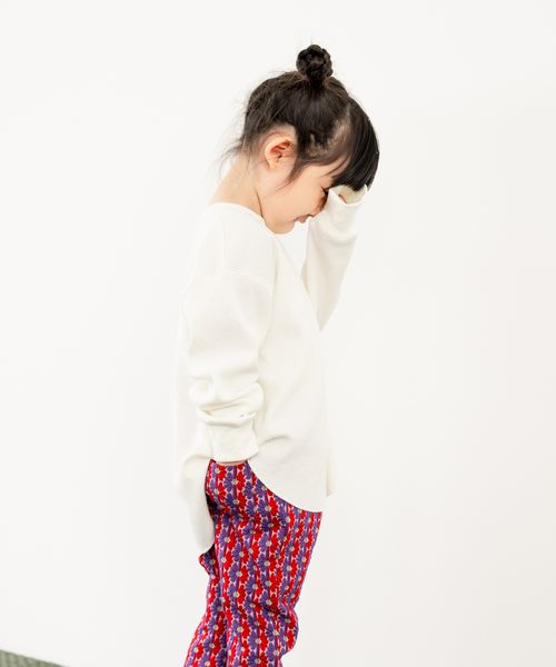LOWRYS FARM 【KIDS】ワッフルプルオーバーLS オフホワイト キッズ ローリーズファーム 572039 and ST アンドエスティ(旧ドットエスティ) LOWRYS FARM 【KIDS】ワッフルプルオーバーLS オフホワイト キッズ ローリーズファーム 572039 and ST アンドエスティ(旧ドットエスティ)