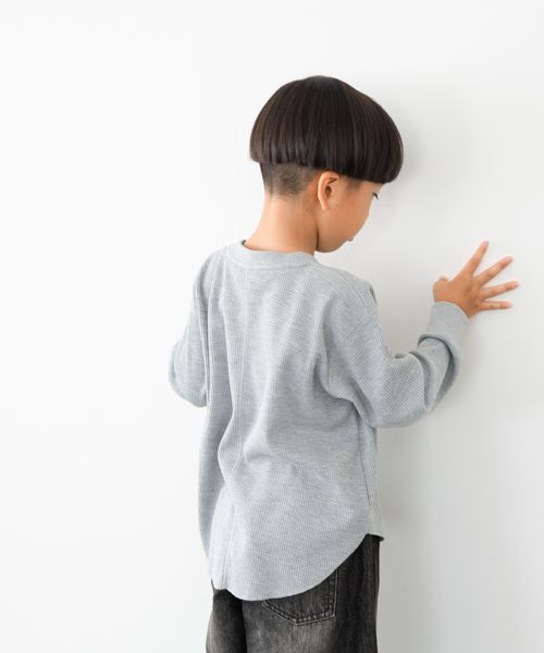 LOWRYS FARM 【KIDS】ワッフルプルオーバーLS ライトグレー キッズ ローリーズファーム 572039 and ST アンドエスティ(旧ドットエスティ) LOWRYS FARM 【KIDS】ワッフルプルオーバーLS ライトグレー キッズ ローリーズファーム 572039 and ST アンドエスティ(旧ドットエスティ)