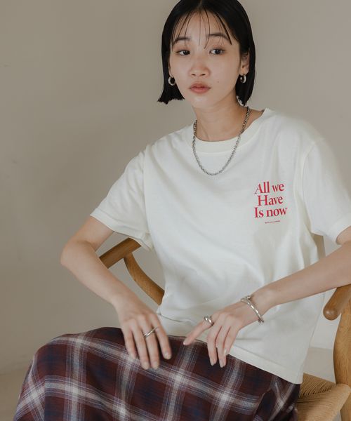 LOWRYS FARM ヴィンテージロゴTEE オフホワイト FREE ウィメンズインナー ローリーズファーム 576421 and ST アンドエスティ(旧ドットエスティ) LOWRYS FARM ヴィンテージロゴTEE オフホワイト FREE ウィメンズインナー ローリーズファーム 576421 and ST アンドエスティ(旧ドットエスティ)