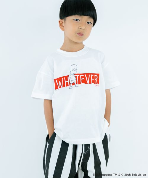 LOWRYS FARM 【KIDS】シンプソンズ/BIGT オフホワイト キッズ ローリーズファーム 576603 and ST アンドエスティ(旧ドットエスティ) LOWRYS FARM 【KIDS】シンプソンズ/BIGT オフホワイト キッズ ローリーズファーム 576603 and ST アンドエスティ(旧ドットエスティ)