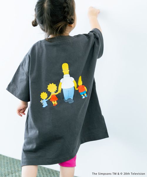 LOWRYS FARM 【KIDS】シンプソンズ/BIGT チャコールグレー キッズ ローリーズファーム 576603 and ST アンドエスティ(旧ドットエスティ) LOWRYS FARM 【KIDS】シンプソンズ/BIGT チャコールグレー キッズ ローリーズファーム 576603 and ST アンドエスティ(旧ドットエスティ)