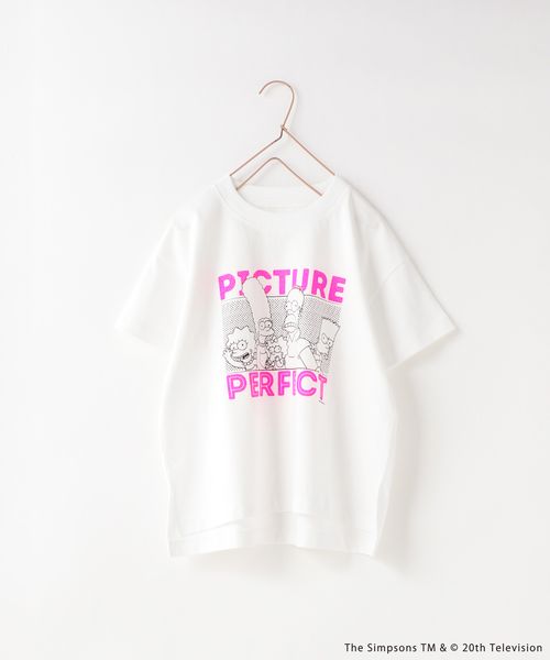 LOWRYS FARM 【KIDS】シンプソンズ/ネオンT オフホワイト キッズ ローリーズファーム 576622 and ST アンドエスティ(旧ドットエスティ) LOWRYS FARM 【KIDS】シンプソンズ/ネオンT オフホワイト キッズ ローリーズファーム 576622 and ST アンドエスティ(旧ドットエスティ)