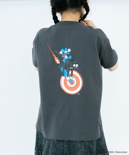 LOWRYS FARM 【KIDS】シンプソンズ/ネオンT チャコールグレー キッズ ローリーズファーム 576622 and ST アンドエスティ(旧ドットエスティ) LOWRYS FARM 【KIDS】シンプソンズ/ネオンT チャコールグレー キッズ ローリーズファーム 576622 and ST アンドエスティ(旧ドットエスティ)