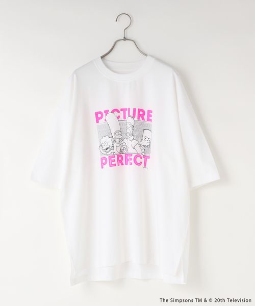 LOWRYS FARM 【大人サイズ】シンプソンズ/ネオンT オフホワイト FREE キッズ ローリーズファーム 576643 and ST アンドエスティ(旧ドットエスティ) LOWRYS FARM 【大人サイズ】シンプソンズ/ネオンT オフホワイト FREE キッズ ローリーズファーム 576643 and ST アンドエスティ(旧ドットエスティ)