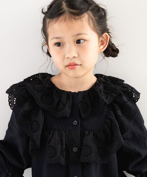 LOWRYS FARM 【KIDS】スカラレースワンピース ブラック キッズ ローリーズファーム 578282 and ST アンドエスティ(旧ドットエスティ) LOWRYS FARM 【KIDS】スカラレースワンピース ブラック キッズ ローリーズファーム 578282 and ST アンドエスティ(旧ドットエスティ)