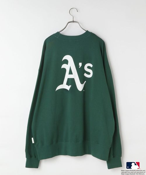 LOWRYS FARM MLBBIGスウェット グリーン FREE ウィメンズインナー ローリーズファーム 579072 and ST アンドエスティ(旧ドットエスティ) LOWRYS FARM MLBBIGスウェット グリーン FREE ウィメンズインナー ローリーズファーム 579072 and ST アンドエスティ(旧ドットエスティ)