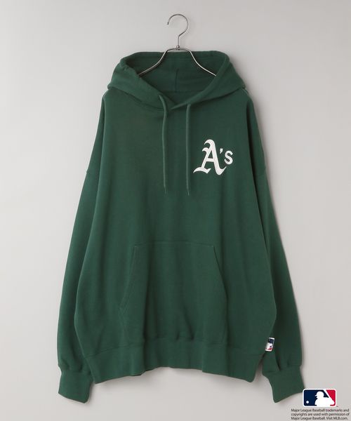 LOWRYS FARM 【LFM(U)】MLBロゴスウェットパーカー グリーン L メンズ ローリーズファーム 579331 and ST アンドエスティ(旧ドットエスティ) LOWRYS FARM 【LFM(U)】MLBロゴスウェットパーカー グリーン L メンズ ローリーズファーム 579331 and ST アンドエスティ(旧ドットエスティ)