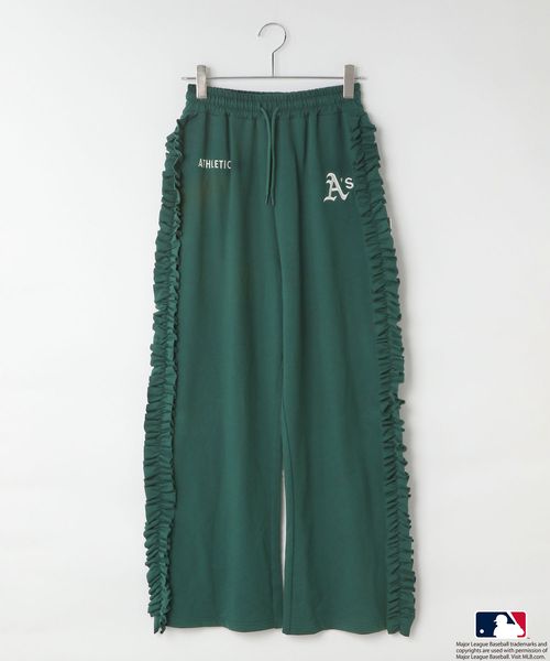 LOWRYS FARM MLBサイドフリルカットパンツ グリーン FREE ウィメンズボトムス ローリーズファーム 579430 and ST アンドエスティ(旧ドットエスティ) LOWRYS FARM MLBサイドフリルカットパンツ グリーン FREE ウィメンズボトムス ローリーズファーム 579430 and ST アンドエスティ(旧ドットエスティ)