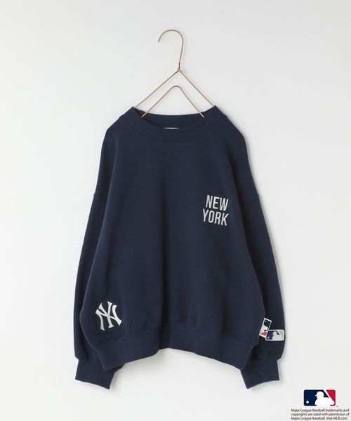 LOWRYS FARM 【KIDS】MLBBIGスウェット ネイビー キッズ ローリーズファーム 579540 and ST アンドエスティ(旧ドットエスティ) LOWRYS FARM 【KIDS】MLBBIGスウェット ネイビー キッズ ローリーズファーム 579540 and ST アンドエスティ(旧ドットエスティ)