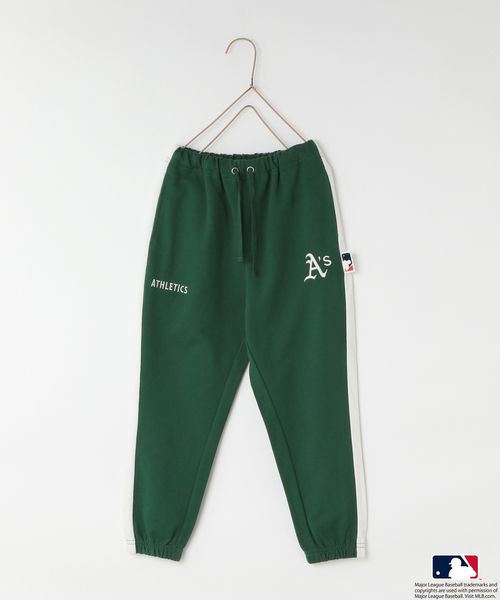 LOWRYS FARM 【KIDS】MLBスウェットパンツ グリーン キッズ ローリーズファーム 579614 and ST アンドエスティ(旧ドットエスティ) LOWRYS FARM 【KIDS】MLBスウェットパンツ グリーン キッズ ローリーズファーム 579614 and ST アンドエスティ(旧ドットエスティ)