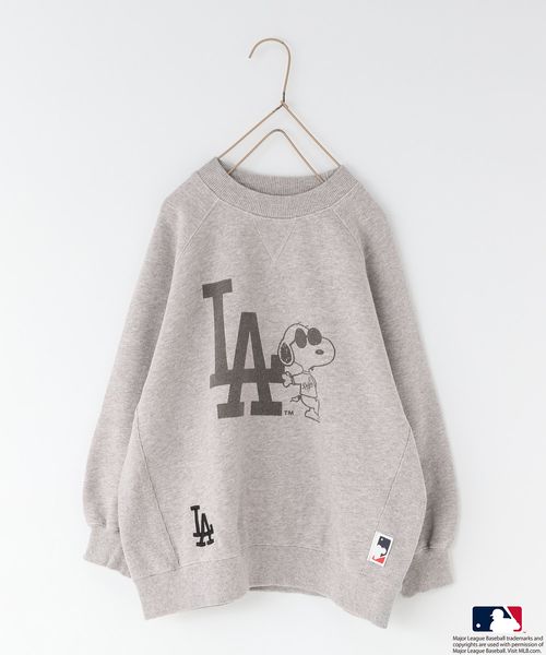 LOWRYS FARM 【KIDS】MLB/SNOOPYウラケ ライトグレー キッズ ローリーズファーム 579617 and ST アンドエスティ(旧ドットエスティ) LOWRYS FARM 【KIDS】MLB/SNOOPYウラケ ライトグレー キッズ ローリーズファーム 579617 and ST アンドエスティ(旧ドットエスティ)